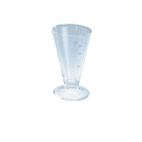 Verre à pied gradué 250 et 500 ml